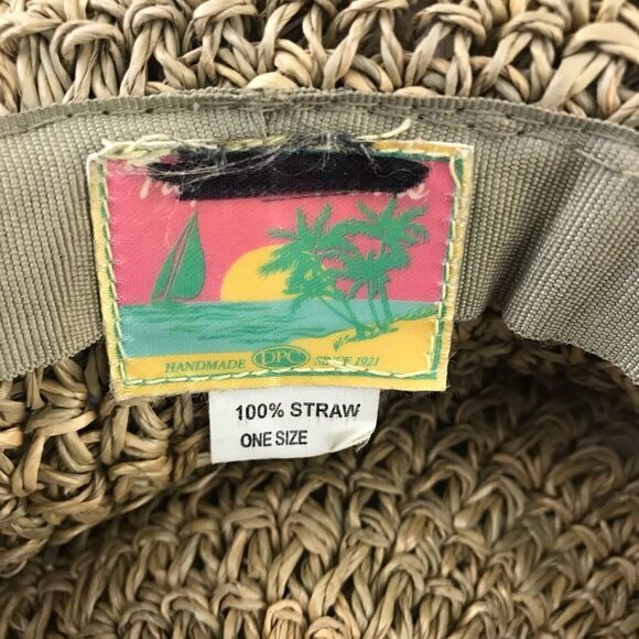 Tropical Trends handmade straw hat - Picture 8 of 8